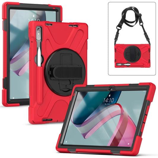 For Lenovo Pad Pro 11.2 2022 TB-138FC/132FU Silicone + PC Protective Tablet Case(Red) - Lenovo by buy2fix | Online Shopping UK | buy2fix