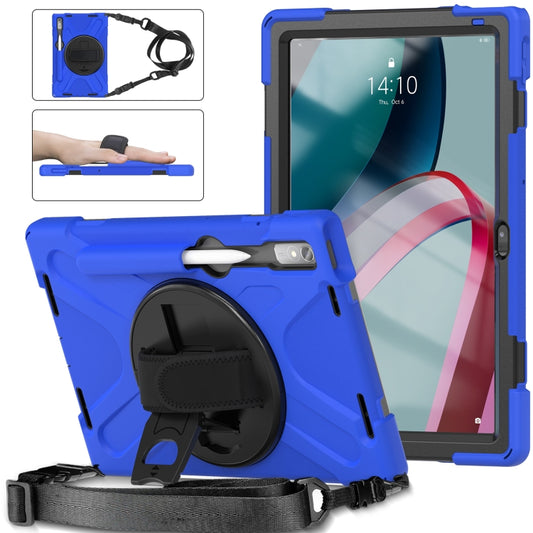 For Lenovo Pad Pro 11.2 2022 TB-138FC/132FU Silicone + PC Protective Tablet Case(Blue) - Lenovo by buy2fix | Online Shopping UK | buy2fix
