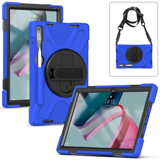 For Lenovo Pad Pro 11.2 2022 TB-138FC/132FU Silicone + PC Protective Tablet Case(Blue) - Lenovo by buy2fix | Online Shopping UK | buy2fix