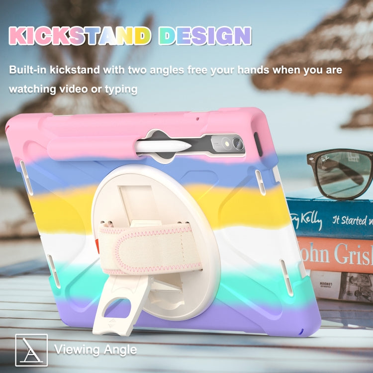 For Lenovo Pad Pro 11.2 2022 TB-138FC/132FU Silicone + PC Protective Tablet Case(Colorful Pink) - Lenovo by buy2fix | Online Shopping UK | buy2fix