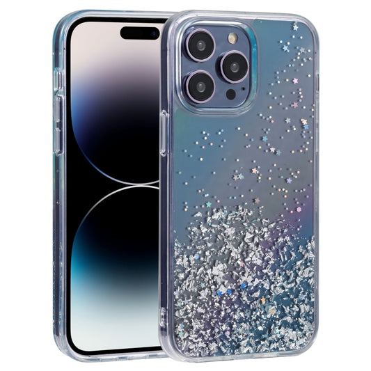 For iPhone 14 Pro Max DFANS DESIGN Golden Diamond TPU+PC Phone Case(Blue) - iPhone 14 Pro Max Cases by DFANS DESIGN | Online Shopping UK | buy2fix