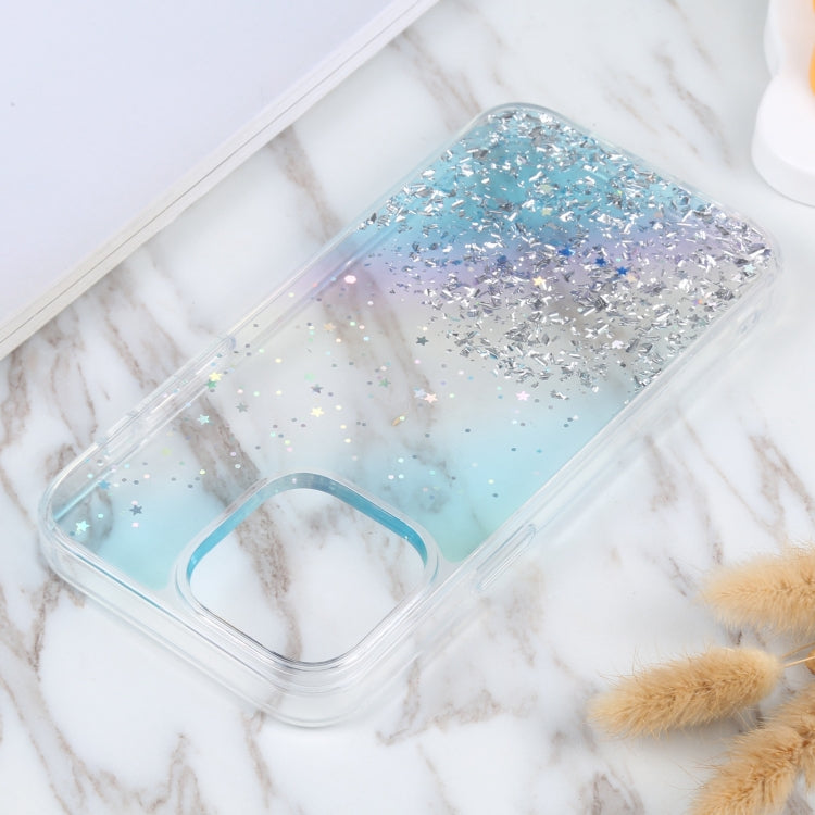 For iPhone 14 Pro Max DFANS DESIGN Golden Diamond TPU+PC Phone Case(Blue) - iPhone 14 Pro Max Cases by DFANS DESIGN | Online Shopping UK | buy2fix