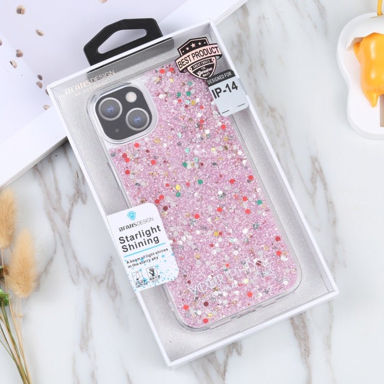 For iPhone 14 DFANS DESIGN Starlight Shining TPU+PC Phone Case(Pink) - iPhone 14 Cases by DFANS DESIGN | Online Shopping UK | buy2fix