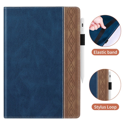 For iPad 2025 / 2022 Splicing Series Tablet PC Leather Case(Royal Blue) - iPad 2025 / 2022 Cases by buy2fix | Online Shopping UK | buy2fix