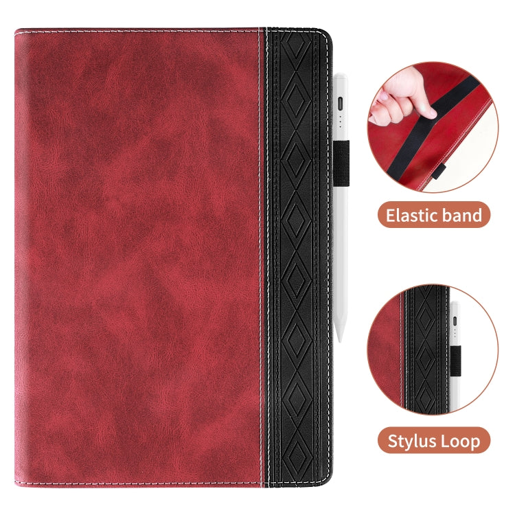 For iPad 2025 / 2022 Splicing Series Tablet PC Leather Case(Red) - iPad 2025 / 2022 Cases by buy2fix | Online Shopping UK | buy2fix