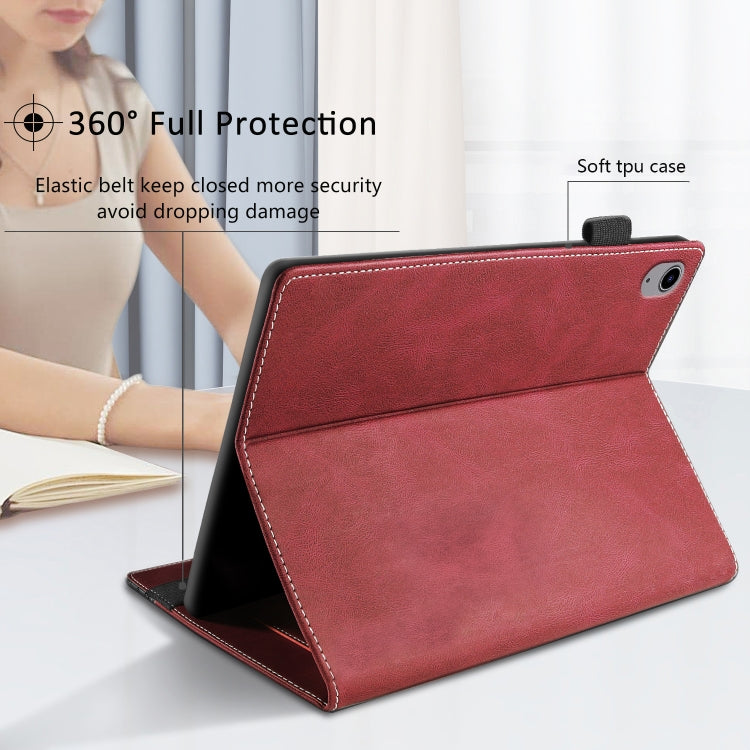 For iPad 2025 / 2022 Splicing Series Tablet PC Leather Case(Red) - iPad 2025 / 2022 Cases by buy2fix | Online Shopping UK | buy2fix
