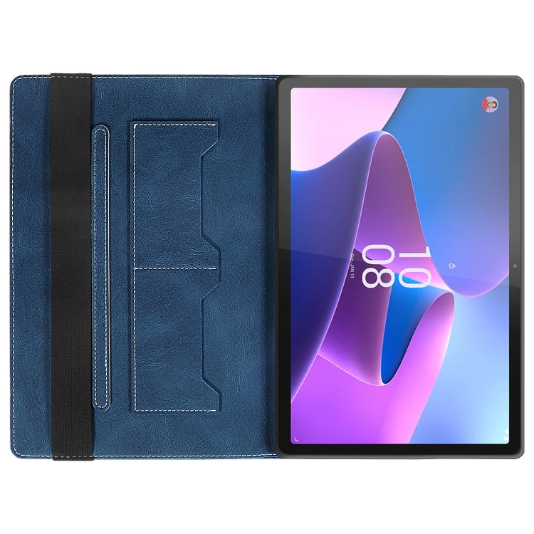 For Lenovo Tab P11 Pro Gen 2 Splicing Series Tablet PC Leather Case(Royal Blue) - Lenovo by buy2fix | Online Shopping UK | buy2fix