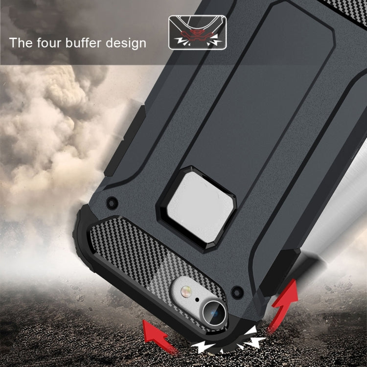 For iPhone 8 Magic Armor TPU + PC Combination Phone Case(Black) by buy2fix
