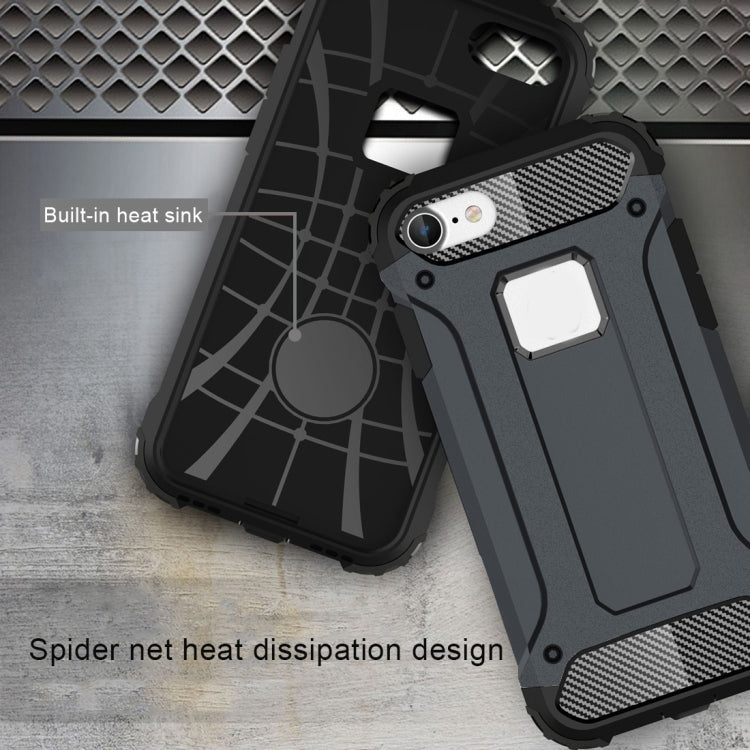 For iPhone 8 Magic Armor TPU + PC Combination Phone Case(Black) by buy2fix