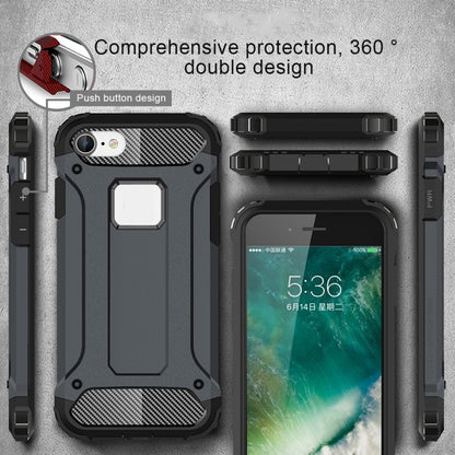 For iPhone 8 Magic Armor TPU + PC Combination Phone Case(Black) by buy2fix