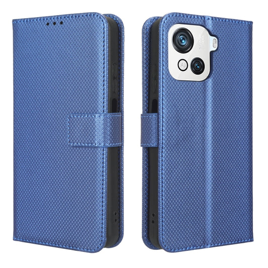 For Blackview OSCAL C80 Diamond Texture Leather Phone Case(Blue) by buy2fix