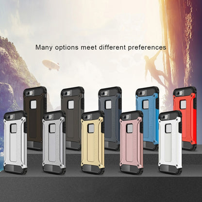 For iPhone 8 Plus Magic Armor TPU + PC Combination Phone Case(Black) by buy2fix