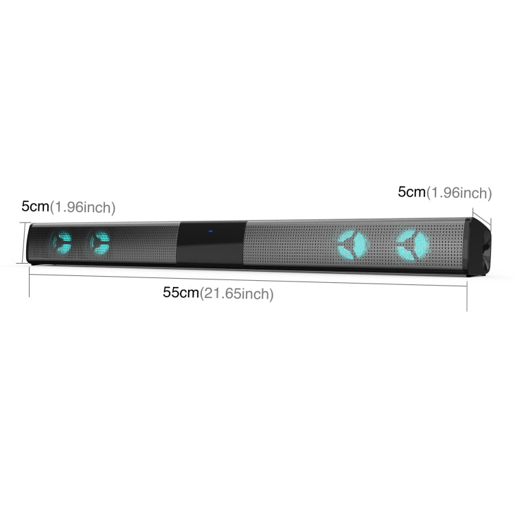 BS-28E RGB Colorful Atmosphere Light Bluetooth Speaker - Desktop Speaker by buy2fix | Online Shopping UK | buy2fix