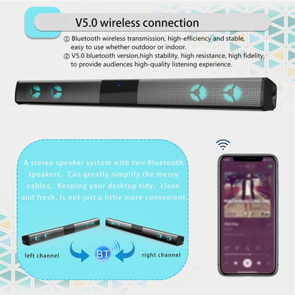 BS-28E RGB Colorful Atmosphere Light Bluetooth Speaker - Desktop Speaker by buy2fix | Online Shopping UK | buy2fix