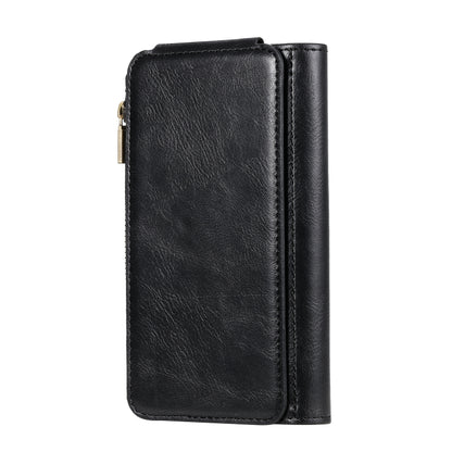 For iPhone X / XS Multifunctional Retro Detachable Magnetic Horizontal Flip Leather Case with Card Slots & Holder & Wallet & Photo Frame(Black) - More iPhone Cases by buy2fix | Online Shopping UK | buy2fix