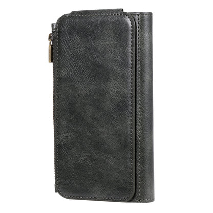 For iPhone XR Multifunctional Retro Detachable Magnetic Horizontal Flip Leather Case with Card Slots & Holder & Wallet & Photo Frame(Dark Green) - More iPhone Cases by buy2fix | Online Shopping UK | buy2fix