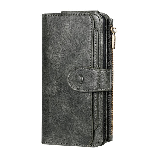 For iPhone 11 Multifunctional Retro Detachable Magnetic Horizontal Flip Leather Case with Card Slots & Holder & Wallet & Photo Frame(Dark Green) - iPhone 11 Cases by buy2fix | Online Shopping UK | buy2fix