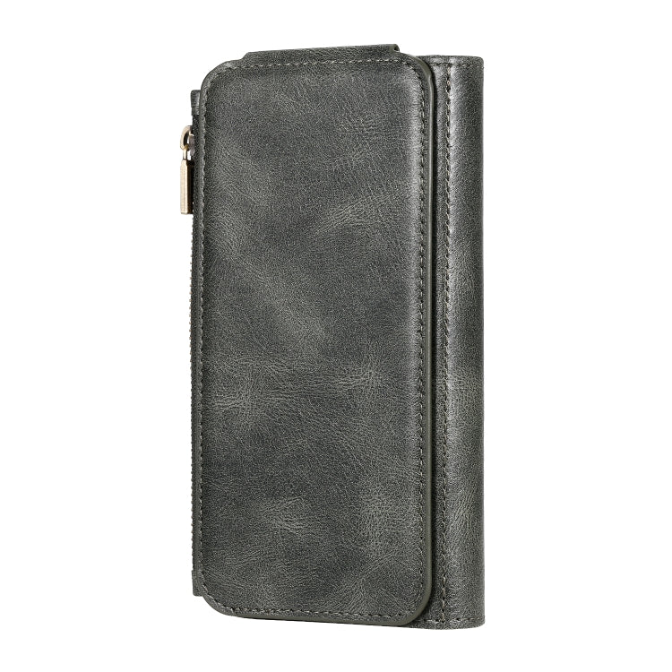 For iPhone 11 Multifunctional Retro Detachable Magnetic Horizontal Flip Leather Case with Card Slots & Holder & Wallet & Photo Frame(Dark Green) - iPhone 11 Cases by buy2fix | Online Shopping UK | buy2fix