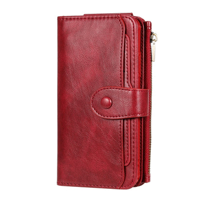 For iPhone 11 Multifunctional Retro Detachable Magnetic Horizontal Flip Leather Case with Card Slots & Holder & Wallet & Photo Frame(Red) - iPhone 11 Cases by buy2fix | Online Shopping UK | buy2fix
