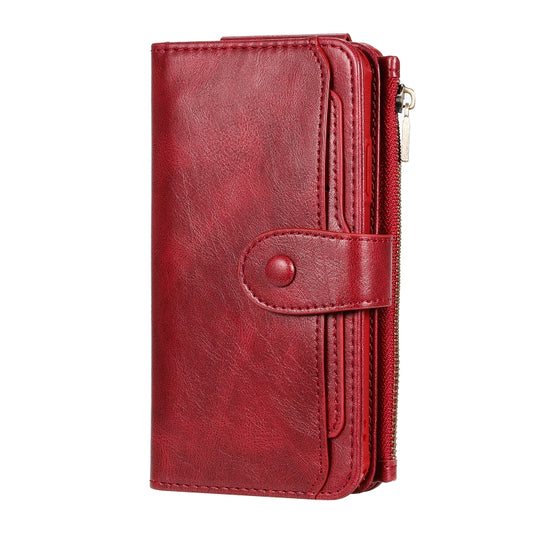 For iPhone 11 Multifunctional Retro Detachable Magnetic Horizontal Flip Leather Case with Card Slots & Holder & Wallet & Photo Frame(Red) - iPhone 11 Cases by buy2fix | Online Shopping UK | buy2fix