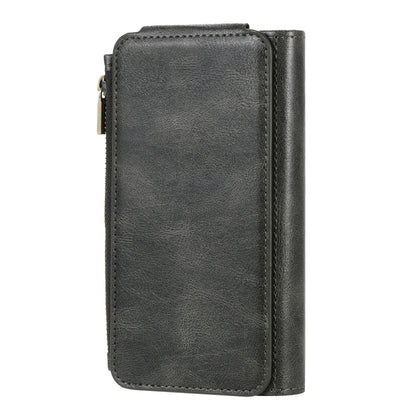For iPhone 11 Pro Multifunctional Retro Detachable Magnetic Horizontal Flip Leather Case with Card Slots & Holder & Wallet & Photo Frame(Dark Green) - iPhone 11 Pro Max Cases by buy2fix | Online Shopping UK | buy2fix