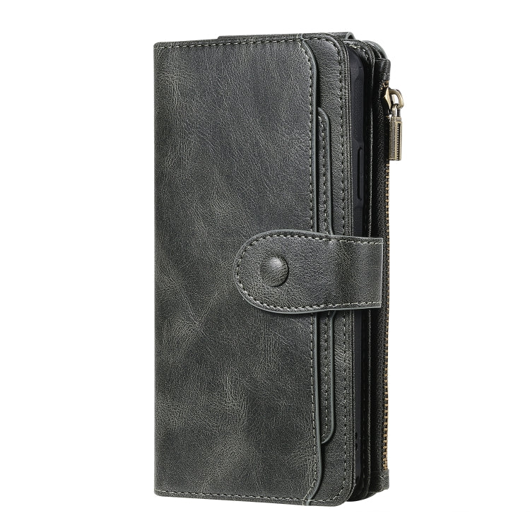 For iPhone 11 Pro Max Multifunctional Retro Detachable Magnetic Horizontal Flip Leather Case with Card Slots & Holder & Wallet & Photo Frame(Dark Green) - iPhone 11 Pro Max Cases by buy2fix | Online Shopping UK | buy2fix