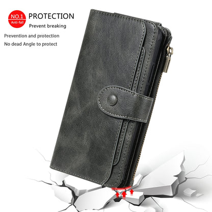 For iPhone 11 Pro Max Multifunctional Retro Detachable Magnetic Horizontal Flip Leather Case with Card Slots & Holder & Wallet & Photo Frame(Dark Green) - iPhone 11 Pro Max Cases by buy2fix | Online Shopping UK | buy2fix