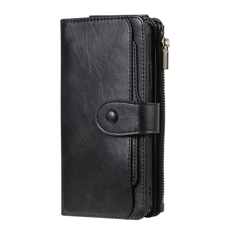 For iPhone 11 Pro Max Multifunctional Retro Detachable Magnetic Horizontal Flip Leather Case with Card Slots & Holder & Wallet & Photo Frame(Black) - iPhone 11 Pro Max Cases by buy2fix | Online Shopping UK | buy2fix