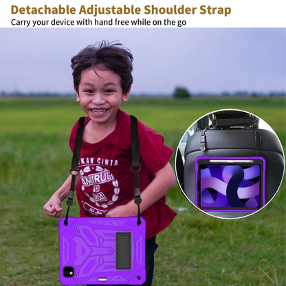 For iPad Pro 11 2018/2020/2021 Bumblebee Silicone+PC Shockproof Tablet Case with Holder(Purple) - iPad Pro 11 (2022/2021) Cases by buy2fix | Online Shopping UK | buy2fix