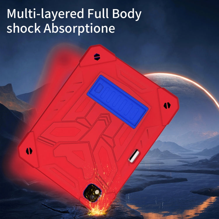 For iPad Pro 11 2018/2020/2021 Bumblebee Silicone+PC Shockproof Tablet Case with Holder(Red) - iPad Pro 11 (2022/2021) Cases by buy2fix | Online Shopping UK | buy2fix