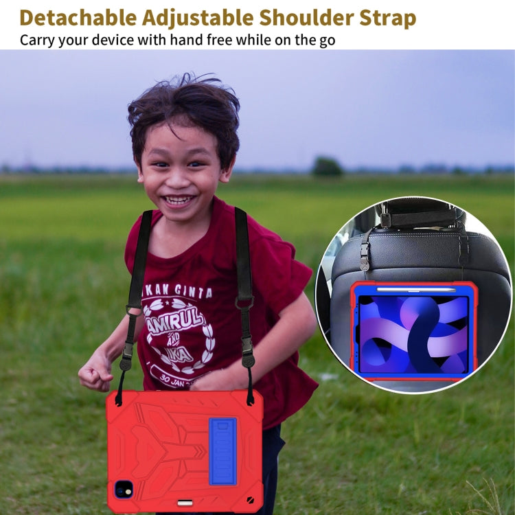 For iPad Pro 11 2018/2020/2021 Bumblebee Silicone+PC Shockproof Tablet Case with Holder(Red) - iPad Pro 11 (2022/2021) Cases by buy2fix | Online Shopping UK | buy2fix