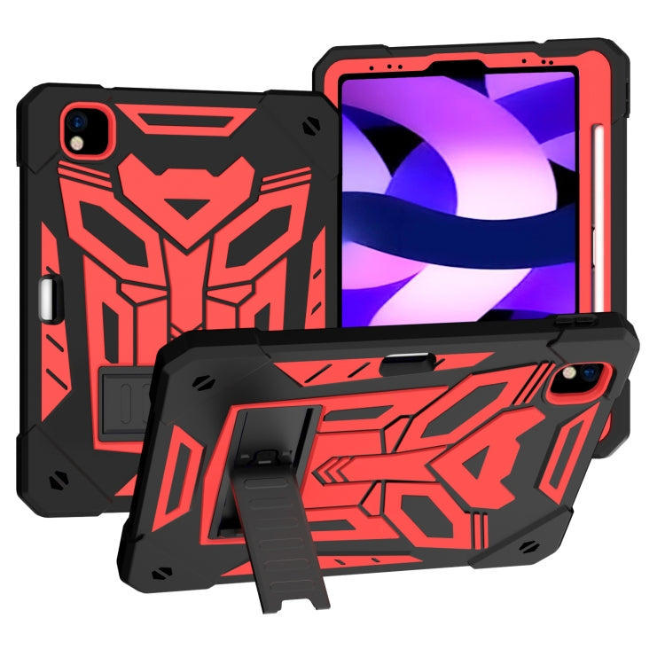 For iPad Pro 11 2018/2020/2021 Bumblebee Silicone+PC Shockproof Tablet Case with Holder(Black Red) - iPad Pro 11 (2022/2021) Cases by buy2fix | Online Shopping UK | buy2fix