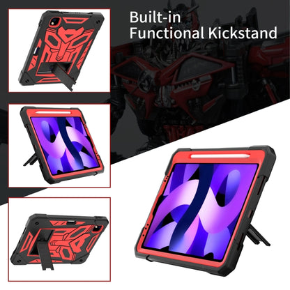 For iPad Pro 11 2018/2020/2021 Bumblebee Silicone+PC Shockproof Tablet Case with Holder(Black Red) - iPad Pro 11 (2022/2021) Cases by buy2fix | Online Shopping UK | buy2fix