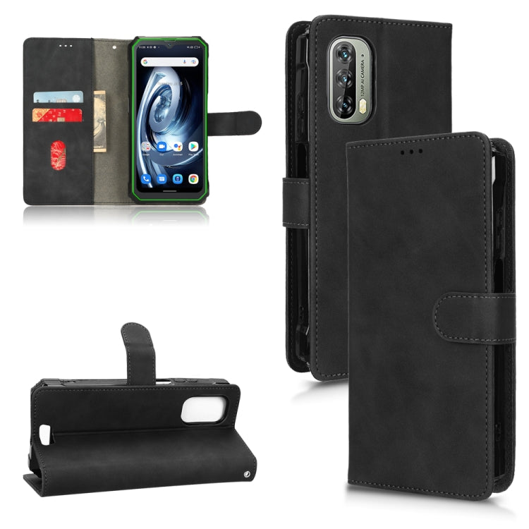 For Blackview BV7100 Skin Feel Magnetic Flip Leather Phone Case(Black) - More Brand by buy2fix | Online Shopping UK | buy2fix