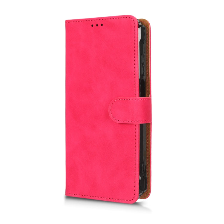 For Blackview BV7100 Skin Feel Magnetic Flip Leather Phone Case(Rose Red) - More Brand by buy2fix | Online Shopping UK | buy2fix