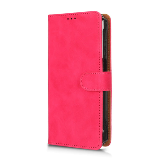 For Blackview BV7100 Skin Feel Magnetic Flip Leather Phone Case(Rose Red) by buy2fix