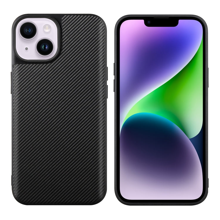 For iPhone 14 ViLi TC Series Kevlar Carbon Fiber Texture Phone Case(Black) - iPhone 14 Cases by ViLi | Online Shopping UK | buy2fix