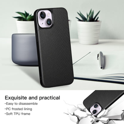 For iPhone 14 ViLi TC Series Kevlar Carbon Fiber Texture Phone Case(Black) - iPhone 14 Cases by ViLi | Online Shopping UK | buy2fix