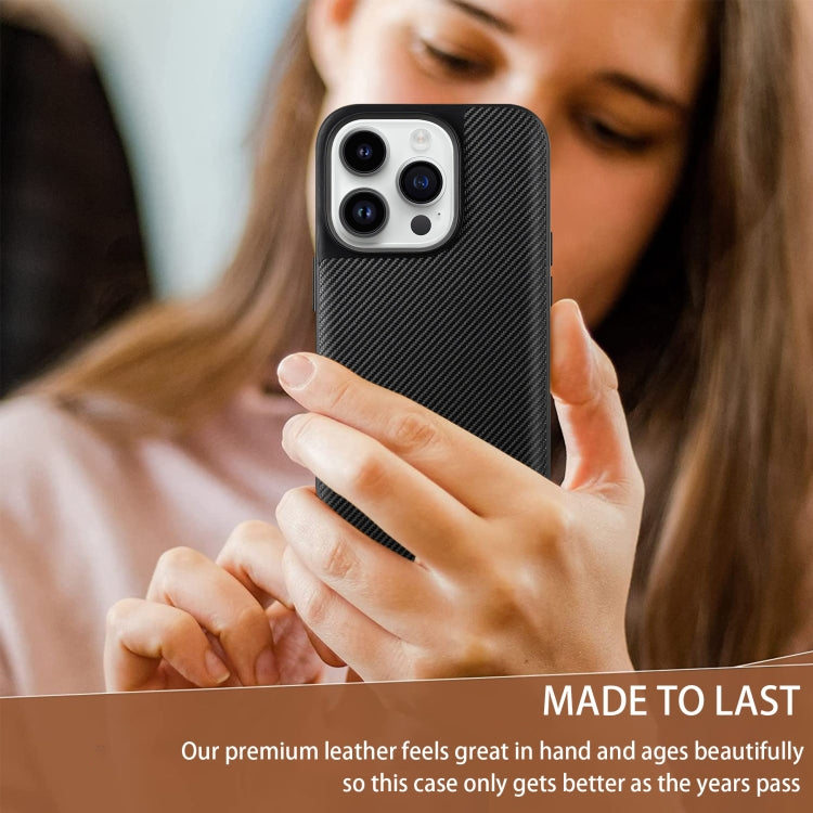 For iPhone 14 Pro ViLi TC Series Kevlar Carbon Fiber Texture Phone Case(Black) - iPhone 14 Pro Cases by ViLi | Online Shopping UK | buy2fix