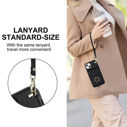 For iPhone 14 Anti-theft RFID Card Slot Phone Case(Black) - iPhone 14 Cases by buy2fix | Online Shopping UK | buy2fix