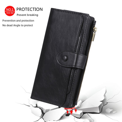 For Galaxy Note 9 Multifunctional Retro Detachable Magnetic Horizontal Flip Leather Case with Card Slots & Holder & Wallet & Photo Frame(Black) - Galaxy Phone Cases by buy2fix | Online Shopping UK | buy2fix