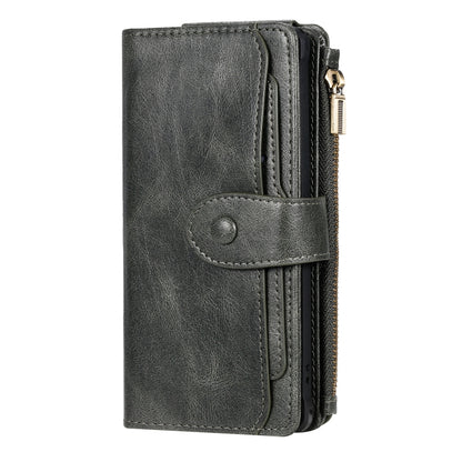 For Galaxy Note 10 Multifunctional Retro Detachable Magnetic Horizontal Flip Leather Case with Card Slots & Holder & Wallet & Photo Frame(Dark Green) - Galaxy Phone Cases by buy2fix | Online Shopping UK | buy2fix