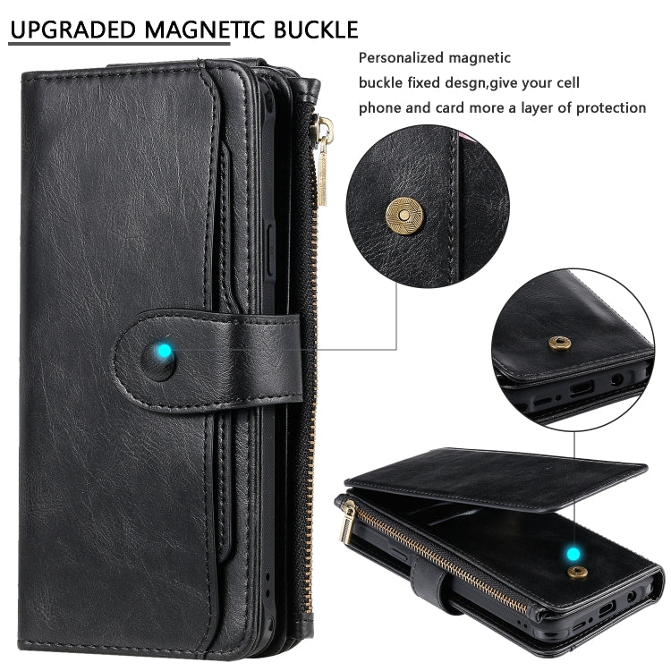 For Galaxy S9+ Multifunctional Retro Detachable Magnetic Horizontal Flip Leather Case with Card Slots & Holder & Wallet & Photo Frame(Black) - Galaxy Phone Cases by buy2fix | Online Shopping UK | buy2fix