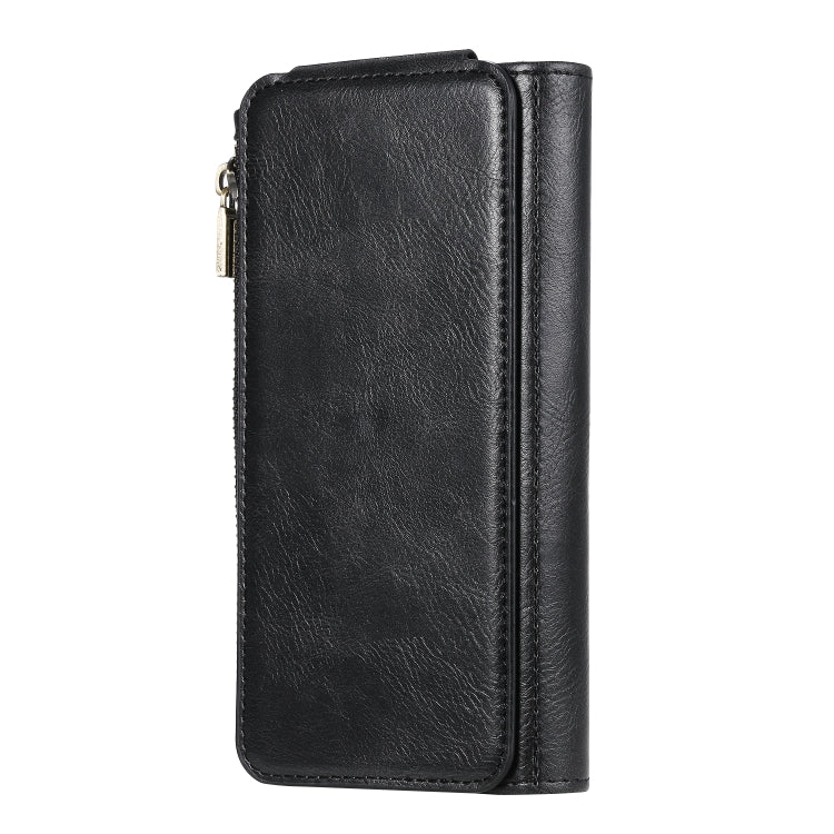 For Galaxy S10 Multifunctional Retro Detachable Magnetic Horizontal Flip Leather Case with Card Slots & Holder & Wallet & Photo Frame(Black) - Galaxy Phone Cases by buy2fix | Online Shopping UK | buy2fix