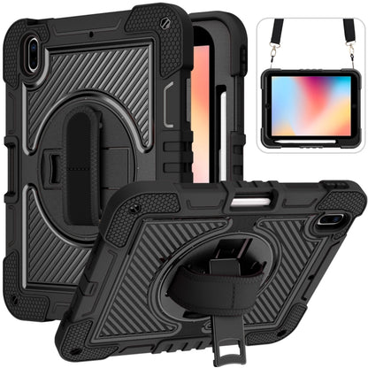 For iPad 2025 / 2022 360 Degree Rotation Shockproof Silicone + PC Tablet Case(Black) - iPad 2025 / 2022 Cases by buy2fix | Online Shopping UK | buy2fix