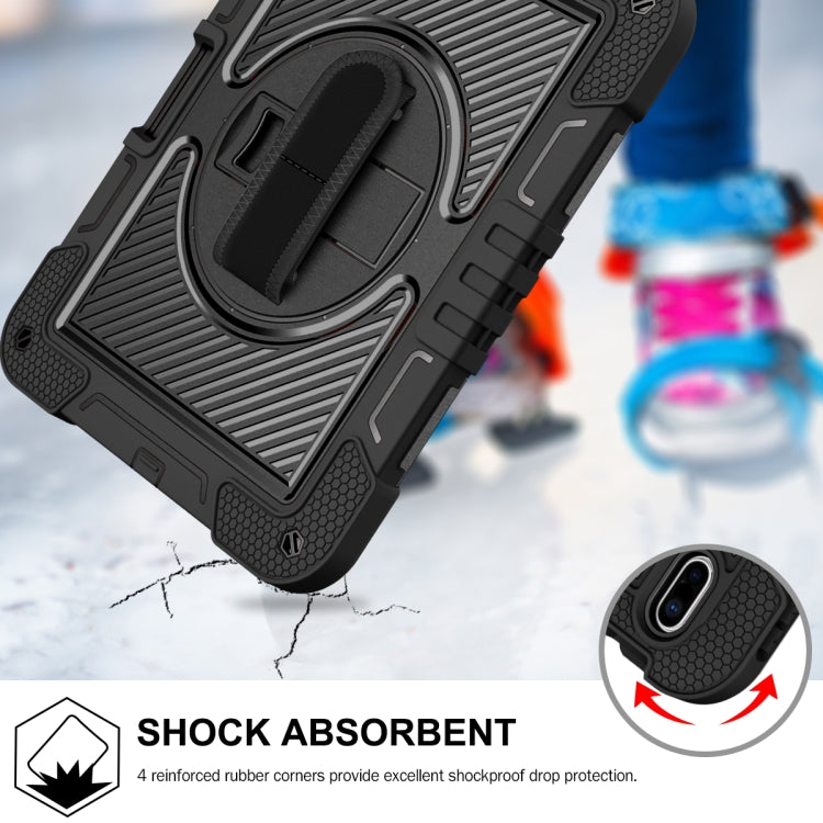 For iPad 2025 / 2022 360 Degree Rotation Shockproof Silicone + PC Tablet Case(Black) - iPad 2025 / 2022 Cases by buy2fix | Online Shopping UK | buy2fix