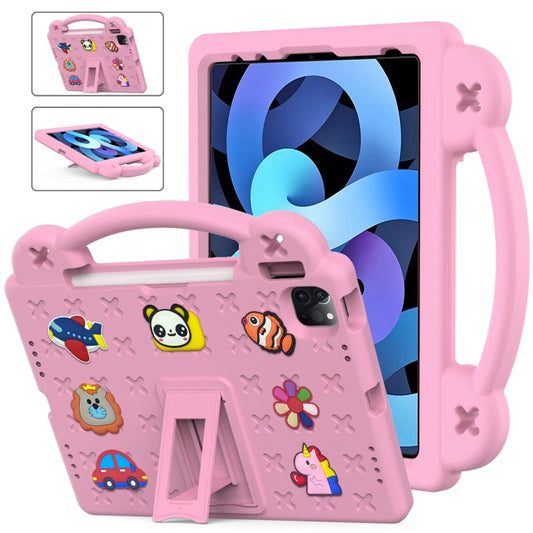 For iPad 2025 / 2022 Handle Kickstand Children EVA Shockproof Tablet Case(Pink) - iPad 2025 / 2022 Cases by buy2fix | Online Shopping UK | buy2fix