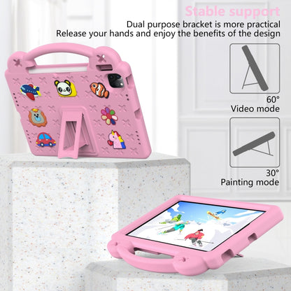 For iPad 2025 / 2022 Handle Kickstand Children EVA Shockproof Tablet Case(Pink) - iPad 2025 / 2022 Cases by buy2fix | Online Shopping UK | buy2fix