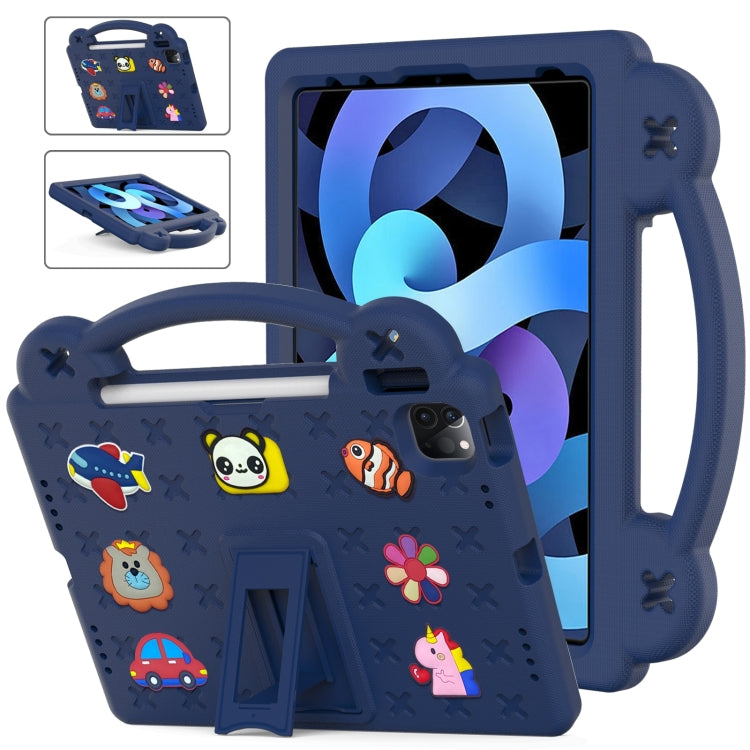 For iPad 2025 / 2022 Handle Kickstand Children EVA Shockproof Tablet Case(Navy Blue) - iPad 2025 / 2022 Cases by buy2fix | Online Shopping UK | buy2fix
