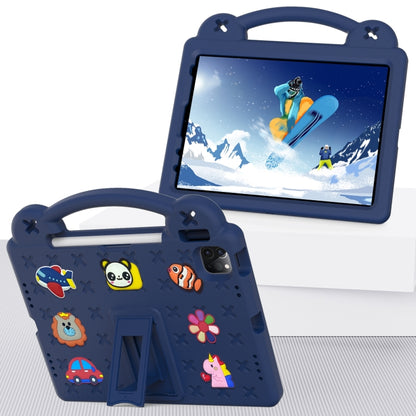 For iPad 2025 / 2022 Handle Kickstand Children EVA Shockproof Tablet Case(Navy Blue) - iPad 2025 / 2022 Cases by buy2fix | Online Shopping UK | buy2fix